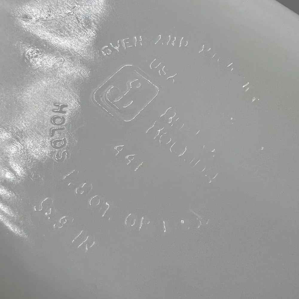 Vintage‎ Anchor Hocking Golden Harvest 441 Rectangle Casserole Dish 5x9 Inch